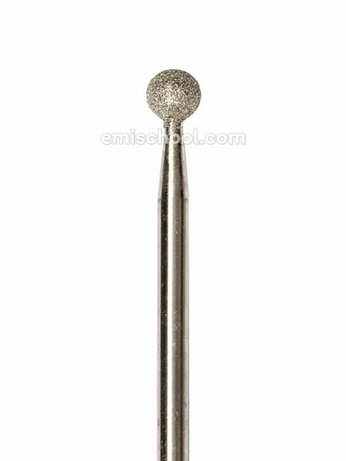 [BSDCRF4] Ball-Shaped Diamond Coated Rotary File, 4 mm, Fine abrasiveness