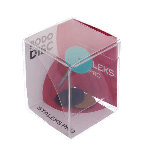 Disco para pedicura de plástico PODODISC STALEKS PRO S con repuestos 180 grit 5 pz (15mm) PPD Set 15
