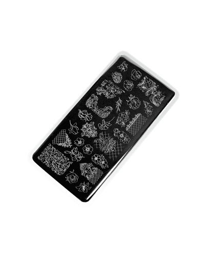 [ACCSP9] Stamping plate #9 Flowers and patterns