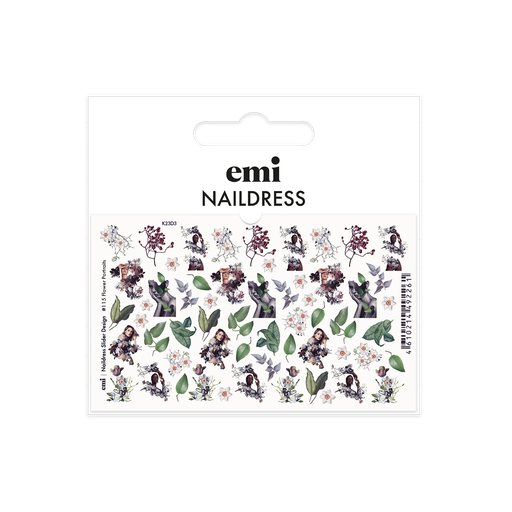 [NDS161] Naildress Slider Design #115 Flower portraits