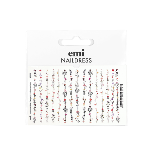 [NDS159] Naildress Slider Design #113 Flower chains