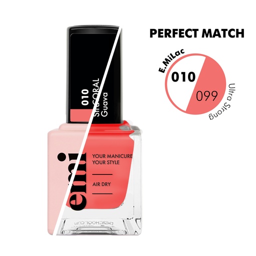 [12356] E.MiLac Coral #010 & Ultra Strong NP Strawberry Guava #099