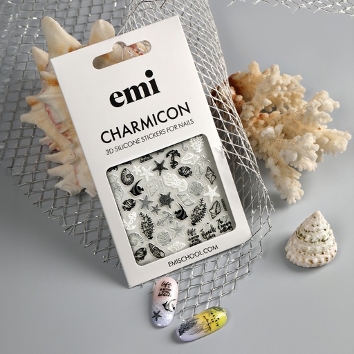 [CSS332] Charmicon 3D Silicone Stickers #250 Reef