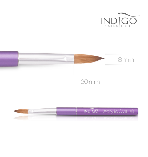 Indigo Vlada Bulle Acrylic Brush No 8