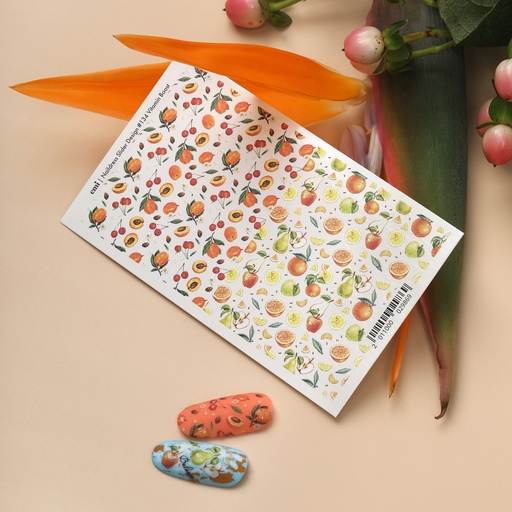 [NDS180] Naildress Slider Design #134 Vitamin Boost