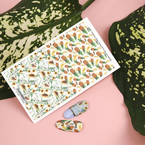 [NDS177] Naildress Slider Design #131 Banana Republic