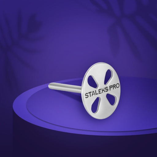 PEDICURE DISC EXTENDED PODODISC STALEKS PRO L COMPLETE WITH REMOVABLE FILE 180 GRIT 5 PC (25 MM), SET(PDLSET-25)