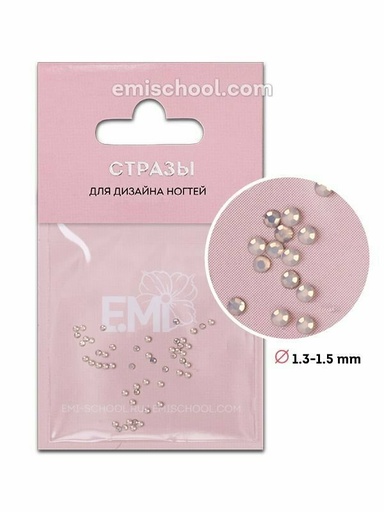 [RWO350] Rhinestones White Opal #3, 50 pcs