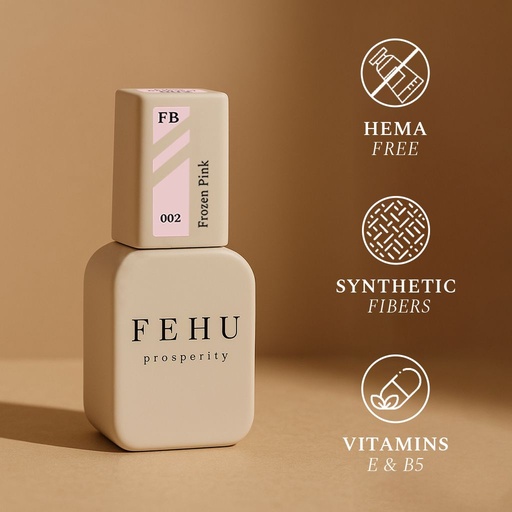 [FFBGFP-12] FIBER BASE GEL FROZEN PINK #02, 12ml  (FEHU)