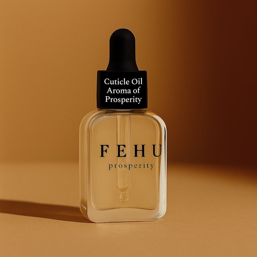 [FOCOAP-12] ORGANIC CUTICLE OIL AROMA OF PROSPERITY, 12 ml (FEHU)