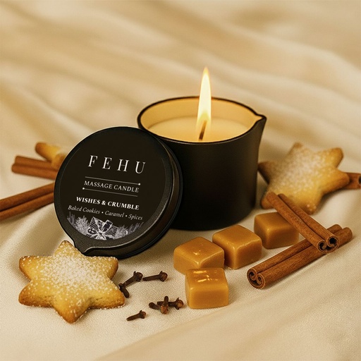[FMCWC-30] Massage candle wishes & crumble, 30 g (FEHU)