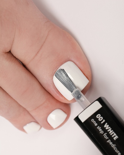 [LFP-1] E.MiLac for pedicure White #1, 9 ml.